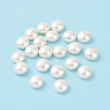 Shell Pearl Half Drilled Beads(BSHE-G011-01-10mm)-4