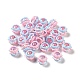 Opaque Acrylic Beads(ACRC-H001-01A)-1