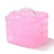 Rectangle Portable PP Plastic Detachable Storage Box(CON-D007-02D)-2