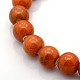 Chapelets de perles rondes en céramique émaillée en porcelaine émaillée manuelles(PORC-L019-13mm-03)-1