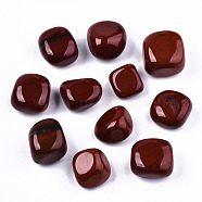 Natural Red Jasper Beads, Healing Stones, for Energy Balancing Meditation Therapy, Tumbled Stone, Vase Filler Gems, No Hole/Undrilled, Nuggets, 19~30x18~28x10~24mm 250~300g/bag(G-N332-010)