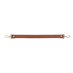 PU Leather Bag Strap, with Alloy Swivel Clasps, Flat, Bag Replacement Accessories, Sienna, 37x1.85x0.3cm(FIND-WH0075-26G-04)