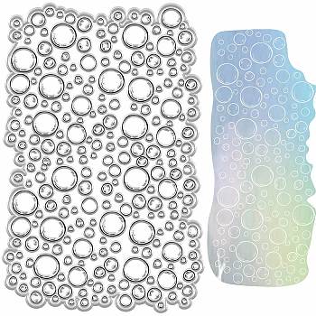 Plastic Stamps, for DIY Scrapbooking, Photo Album Decorative, Cards Making, Stamp Sheets, Bubble, 160x110mm
