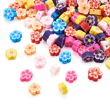 200Pcs 8 Colors Handmade Polymer Clay Beads(CLAY-FW0001-03)-2