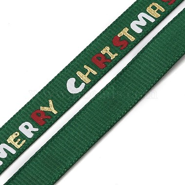 6 Rolls 6 Styles Christmas Hot Stamping Polyester Ribbons(OCOR-D013-01)-4