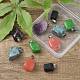 10Pcs 5 Styles Natural & Synthetic Mixed Gemstone Pendants(G-YW0001-37)-5