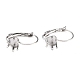 Tarnish Resistant 304 Stainless Steel Leverback Earring Settings(STAS-B003-07P)-1