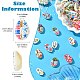 60Pcs 12 Styles Printed Natural Shell Beads(BSHE-CJ0001-10)-2