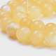 Natural Topaz Jade Beads Strands(X-G-E266-11A-4mm)-3