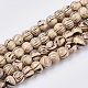 Dyed Natural Wooden Beads Strands(X-WOOD-T025-006-LF)-1