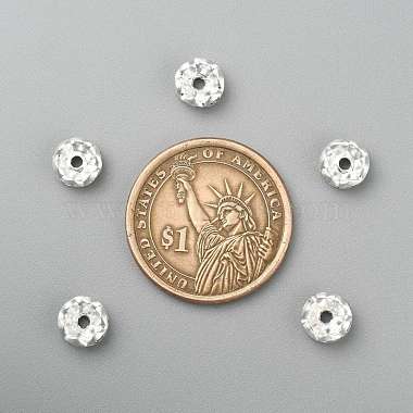 Perles séparateurs en fer avec strass(RB-A008-8MM-S)-4