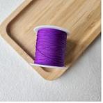 Nylon Braided Cord, Chinese Knotting Cord for Jewelry Making Macrame Craft, Blue Violet, 0.4mm, about 49.21 Yards(45m)/Roll(NWIR-WH0015-03C)