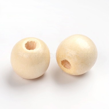 Dyed Natural Wood Beads(TB095Y-6)-2