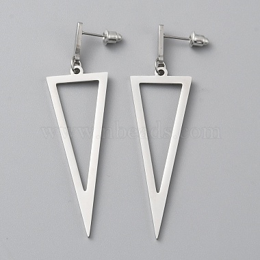 Triangle Alloy Stud Earrings