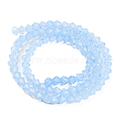 Baking Painted Transparent Glass Beads Strands(DGLA-F029-J4mm-02)-3