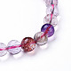 Natural Quartz Beads Stretch Bracelets(BJEW-P160-04C)-2