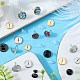 54Pcs 9 Style Flat Round 304 Stainless Steel Stud Earring Settings(STAS-SC0006-66)-4