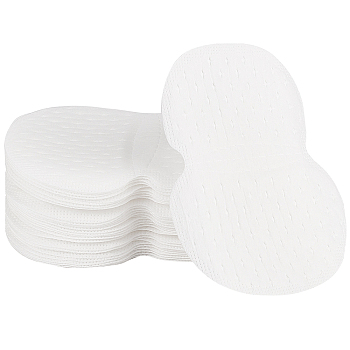 Non-Woven Fabric Underarm Sweat Pads, Disposable Armpit Sweat Pads, White, 124x95x1mm