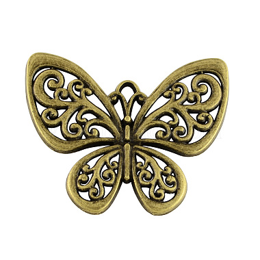 Antique Bronze Butterfly Alloy Pendants