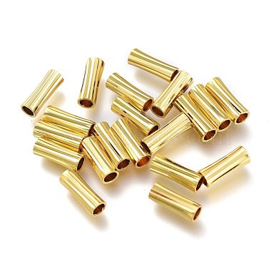 Golden Tube Brass Tube Beads