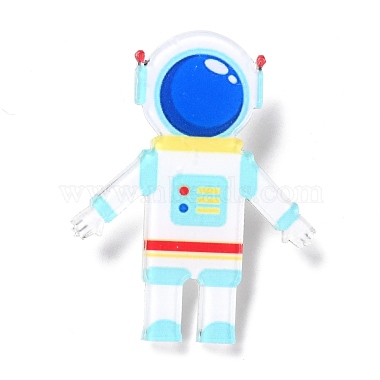 Astronaut Acrylic Safety Brooch(JEWB-D009-18P)-1