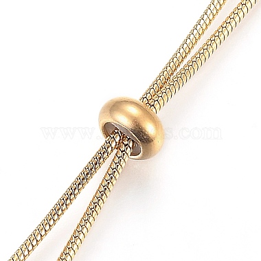 Collar de lazo ajustable de 304 acero inoxidable(NJEW-Z005-10G)-3