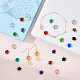 24Pcs 12 Colors Glass Connector Charms(GLAA-HY0001-13)-4