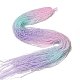 Transparent Gradient Color Glass Beads Strands(GLAA-H021-01A-06)-1