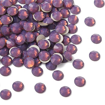 Preciosa&reg MAXIMA Crystal No Hotfix Flatback Stones, Czech Crystal, Dura Foiling, Round(438 11 615 Chaton Rose), 21110 Amethyst Opal, SS12(3~3.2mm)