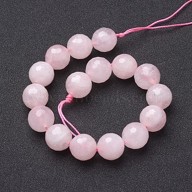 Natural Rose Quartz Beads Strands(X-G-G099-F12mm-15)-4