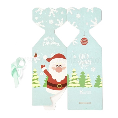 Christmas Theme Paper Fold Gift Boxes(CON-G012-03D)-2