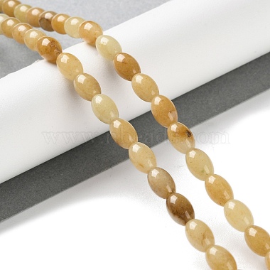 topaze naturelles perles de jade de brins(G-I369-B07-01)-2