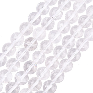 Natural Quartz Crystal Beads Strands(X-G-C175-10mm-2)-7