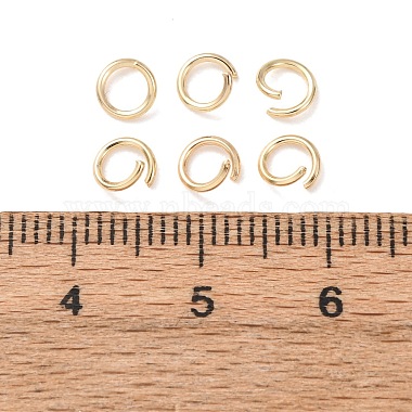 Messing Open Ringe springen(KK-G604-08G-17)-3