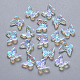 Transparent Spray Painted Glass Charms(GLAA-YW0003-14)-1