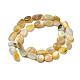 Natural Yellow Shell Beads Strands(SSHEL-H072-08)-2