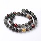 Natural African Bloodstone Beads Strands(G-L383-06-6mm)-2