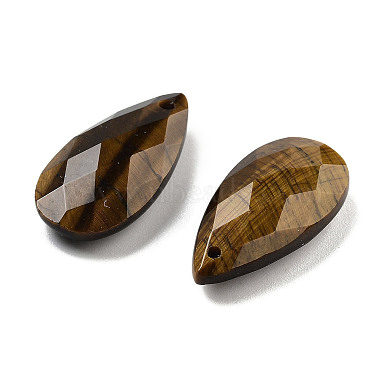 Natural Tiger Eye Pendants(G-H007-08C)-2