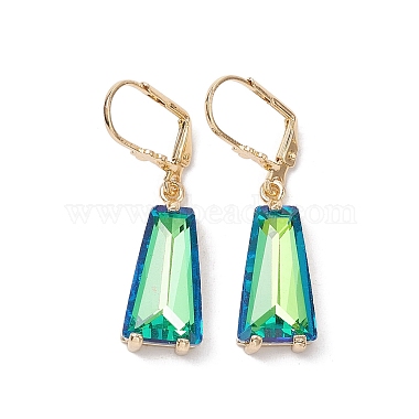 Glass Leverback Earring(EJEW-C077-09KCG)-2