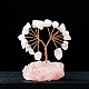 chips de cuarzo rosa natural decoraciones del árbol de la vida(PW-WG58129-01)-1