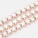 Electroplate Non-magnetic Synthetic Hematite Beads Strands(G-T061-90RG)-1