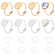 8Pcs 2 Colors 304 Stainless Steel Open Cuff Ring Component(STAS-BBC0010-40)-1