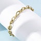 304 Stainless Steel Coffee Bean Chain Bracelets for Men Women(BJEW-G725-06G)-2