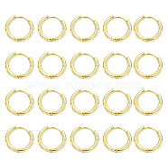 20Pcs Titanium Steel Huggie Hoop Earrings, Golden, 17x2.5mm(EJEW-DC0001-31)