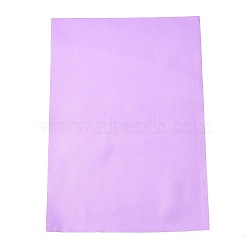 Flat PU Leather Strip, DIY Leather Craft Strips Supplies, Rectangle, Medium Purple, 210x300mm(DIY-WH0181-23F)