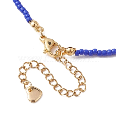 Bohemian Style Natural Lapis Lazuli Beaded Necklaces(NJEW-JN04658-04)-5