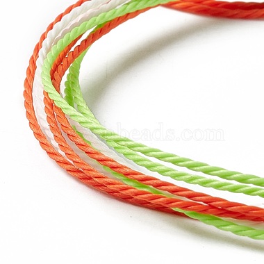 Waxed Polyester Multi-strand Bracelet(BJEW-B065-04)-3