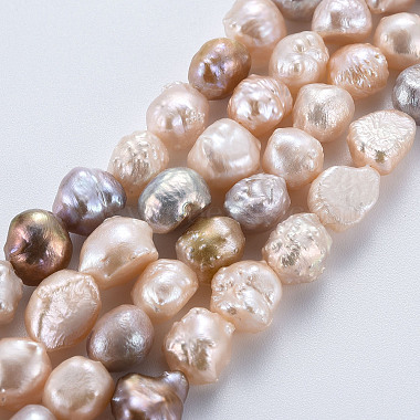 Natural Keshi Pearl Beads Strands(PEAR-S020-C01)-2