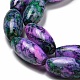 Baking Painted Glass Beads Strands(DGLA-S115-22x10-S17)-5