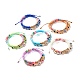 Handmade Polymer Clay Heishi Beads Stretch Bracelets Set(BJEW-JB07364)-1